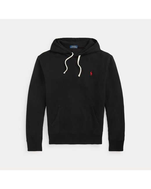 Polo Ralph Lauren Black The Rl Fleece Hoodie for men