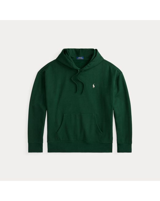Polo Ralph Lauren Green Relaxed Fit Logo Fleece Hoodie for men