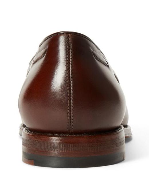 Polo Ralph Lauren Brown Maestra Tassel Calfskin Loafer for men