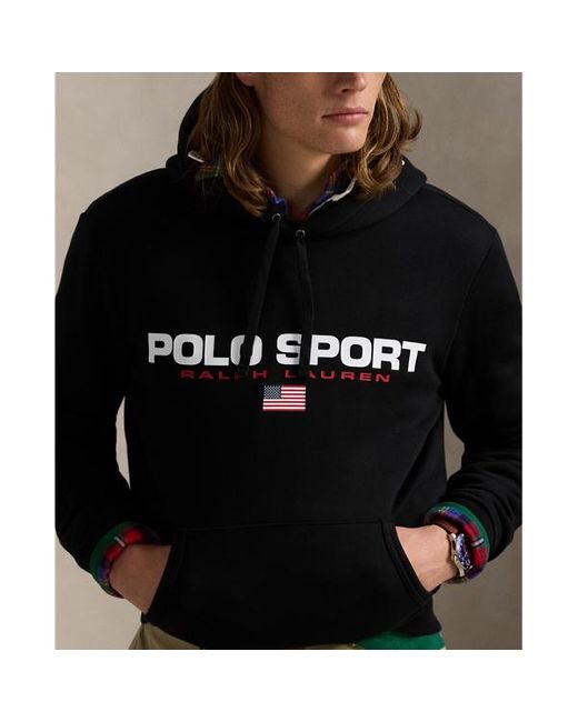 Polo Ralph Lauren Polo Sport Fleece Hoodie in Black for Men Lyst UK