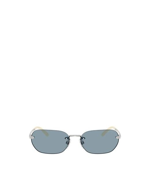 Ralph Lauren Brown Western Rectangle Sunglasses