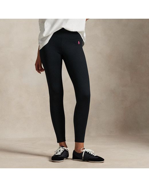 Polo Ralph Lauren Blue Pony Stretch-Jersey Legging