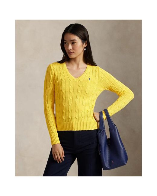 Maglione Kimberly di Polo Ralph Lauren in Yellow