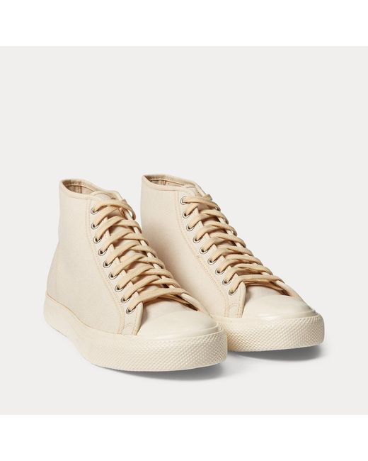 RRL Natural Mayport Canvas Trainer for men