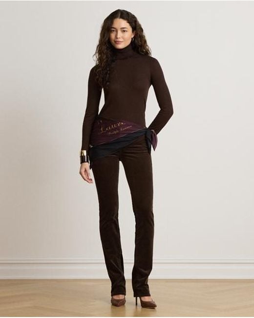 Ralph Lauren Black Roll Neck Jumper
