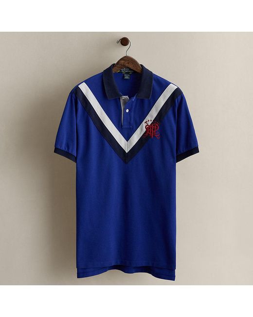 Ralph Lauren Blue C. 2010 Crest Cricket Polo for men