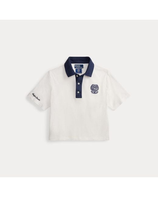 Polo Ralph Lauren White Wimbledon Cotton Polo Shirt