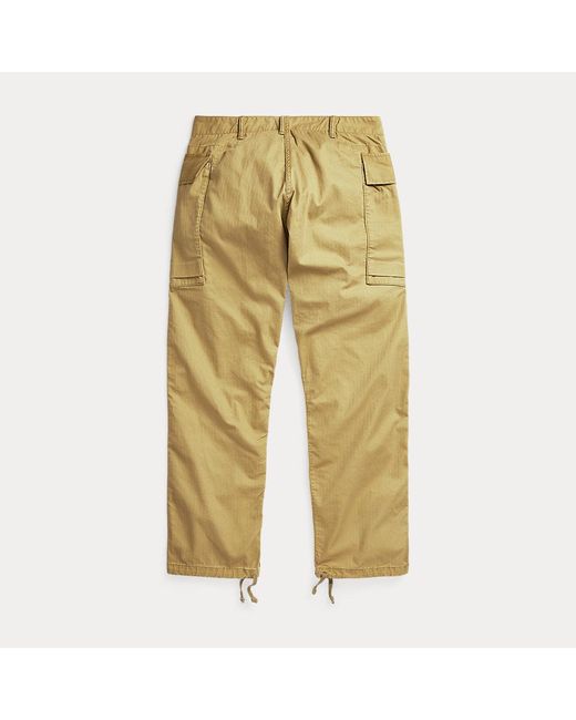 RRL Yellow Herringbone Twill Cargo Trouser for men