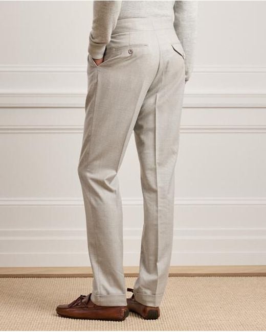 Ralph Lauren Blue Hand-Tailored Wool Flannel Trouser for men