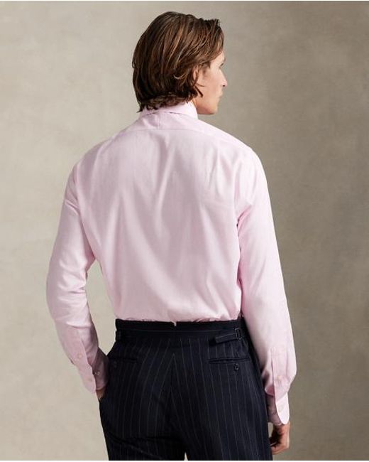 Polo Ralph Lauren Pink Slim Fit Poplin Shirt for men