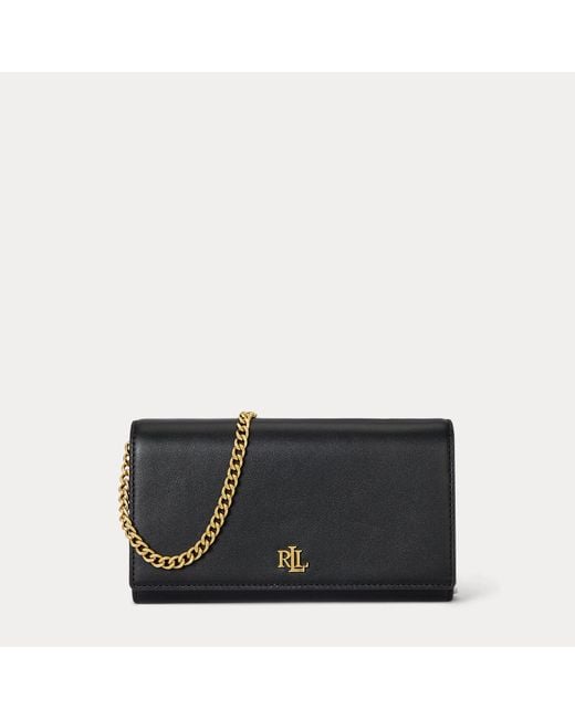 Ralph Lauren Black Ralph Lauren Leather Medium Adair Ii Crossbody