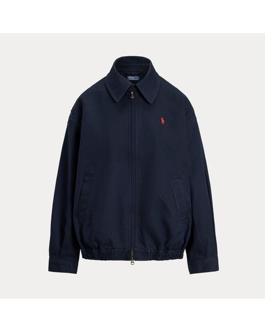 Polo Ralph Lauren Blue Double-Faced Cotton Jacket