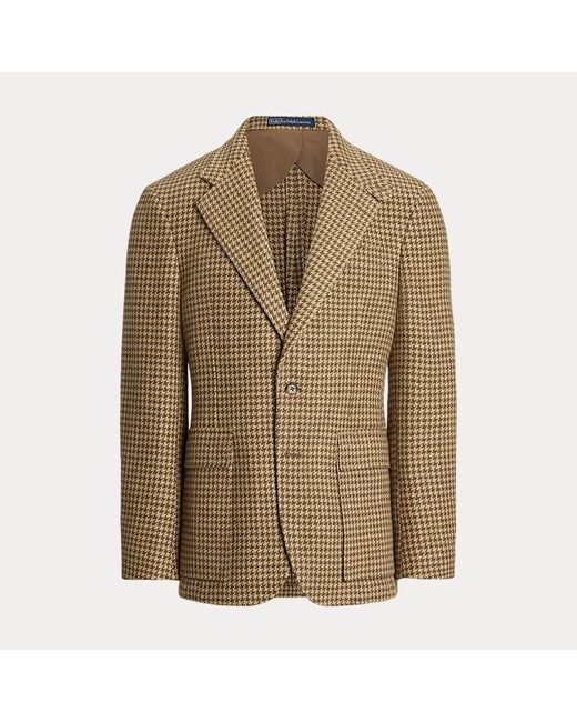 Polo Ralph Lauren Brown The Rl67 Houndstooth Jacket for men