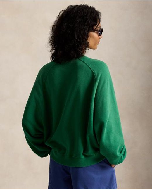 Polo Ralph Lauren Green Lightweight Fleece Crewneck
