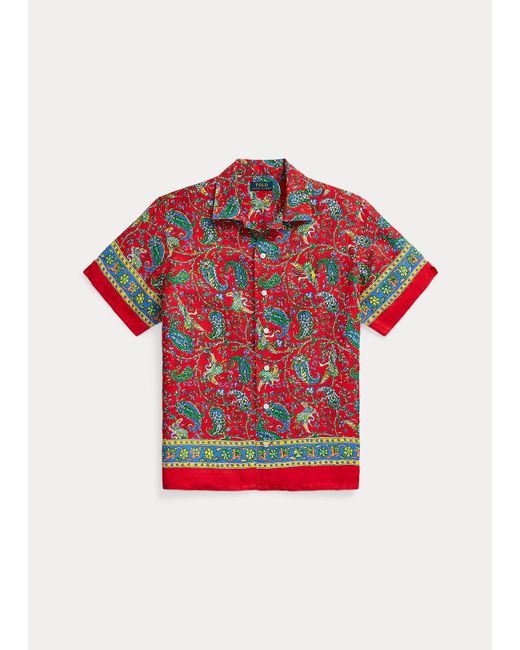 Polo ralph lauren paisley shirt deals