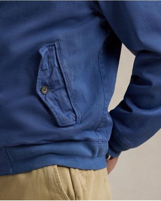 Polo Ralph Lauren Blue The Bedford Chino Jacket for men