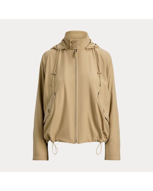 Ralph Lauren Green Watkins Silk Windbreaker
