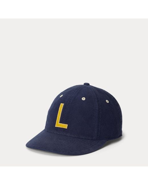 Polo Ralph Lauren Blue Chamois Ball Cap for men