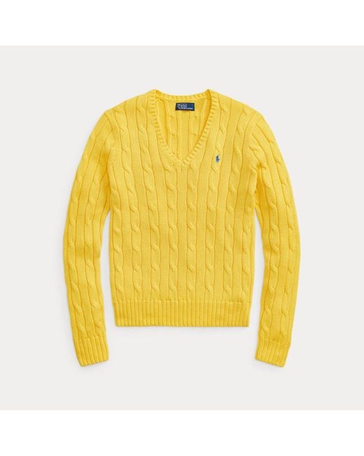 Maglione Kimberly di Polo Ralph Lauren in Yellow