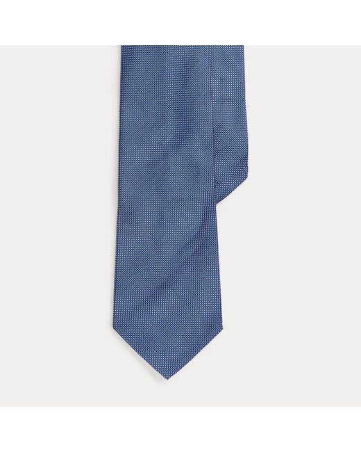 Polo Ralph Lauren Blue Pin Dot Silk Tie for men