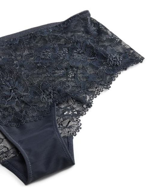 Ralph Lauren Gray Lace Hipster Brief