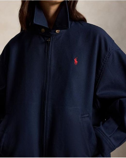 Polo Ralph Lauren Blue Double-Faced Cotton Jacket