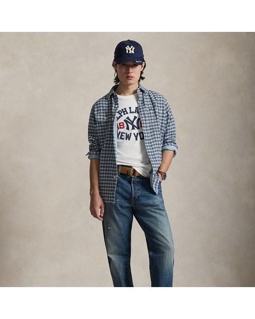 Polo Ralph Lauren Blue Polo Ralph Lauren Lauren Yankees T-Shirt for men