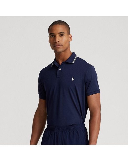 Polo Ralph Lauren Australian Open Custom Slim Polo Shirt in Blue for ...