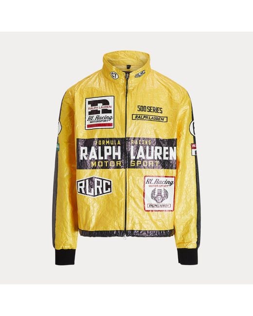 Polo Ralph Lauren Yellow Racing Jacket for men