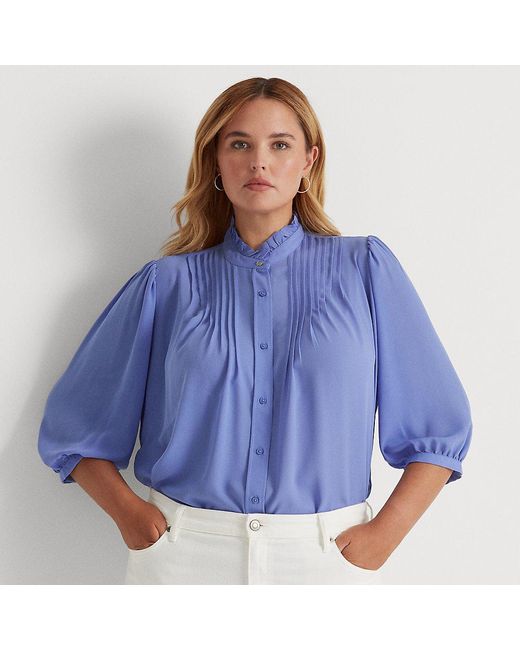 Lauren by Ralph Lauren Ralph Lauren Georgette Elbow sleeve Blouse