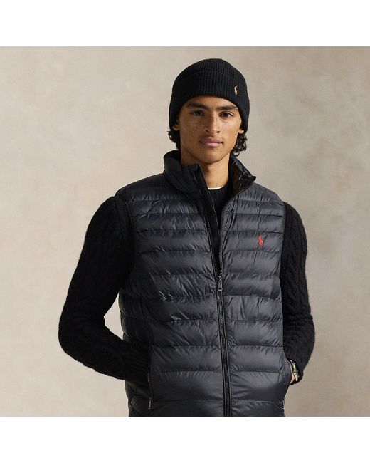 Polo Ralph Lauren Black The Colden Packable Gilet for men