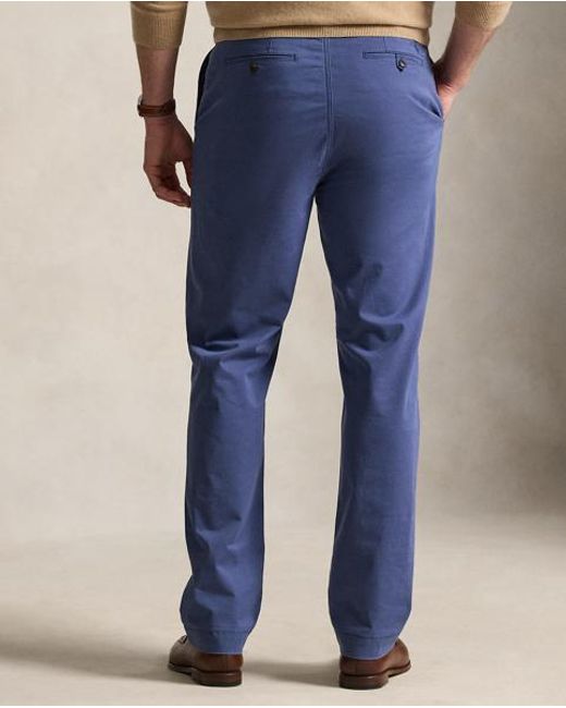 Ralph Lauren Blue Bedford Classic Fit Washed Chino Pant for men