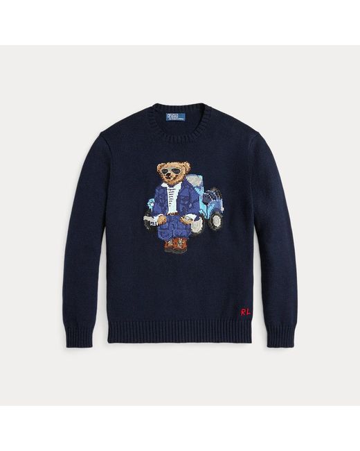 Polo Ralph Lauren Pullover mit Polo Bear in Blue für Herren