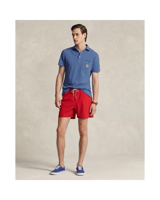 Polo Ralph Lauren Blue 14.5 Cm Traveller Classic Swimming Trunk for men