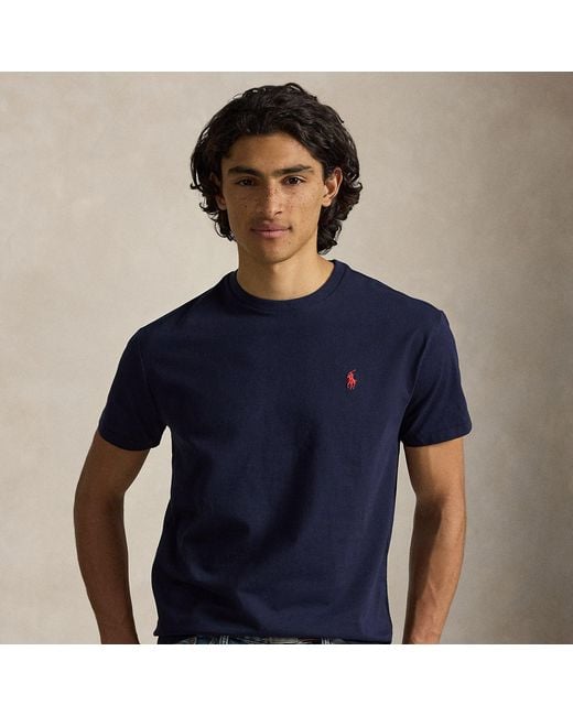 Polo Ralph Lauren Blue Classic Fit Crew Neck T Shirt for men
