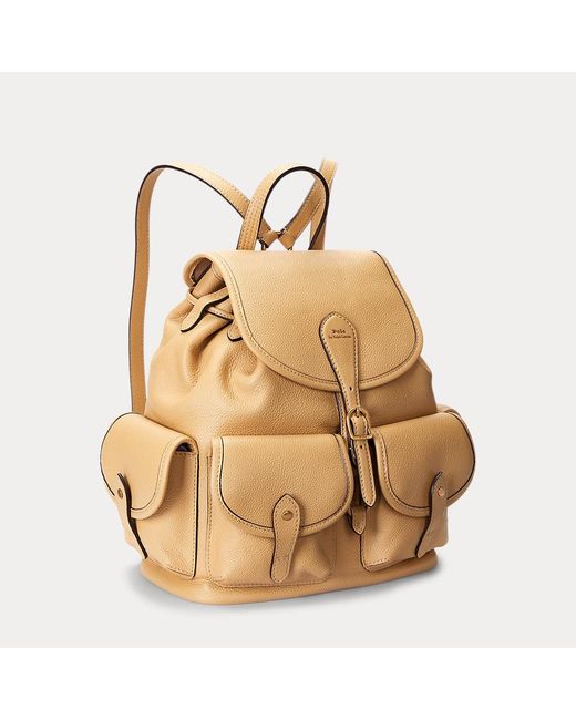 Polo Ralph Lauren Natural Leather Bellport Backpack