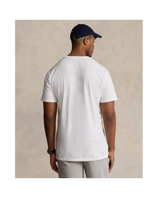 Ralph Lauren Große Größen - Jersey-T-Shirt mit Logo in White für Herren