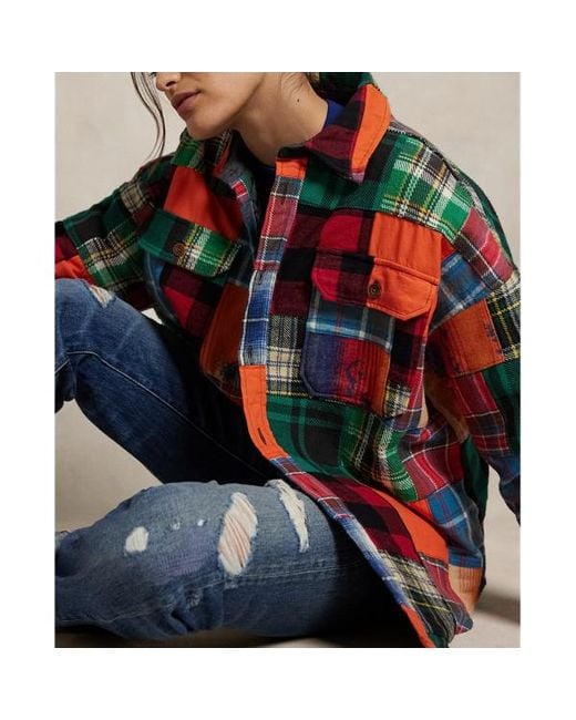 Ralph Lauren Multicolor Patchwork Overshirt