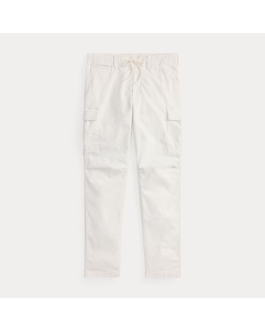 Polo Ralph Lauren Black Slim Fit Stretch Corduroy Cargo Trouser for men
