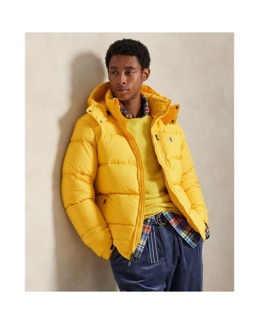 Ralph Lauren Yellow The Gorham Down Jacket for men