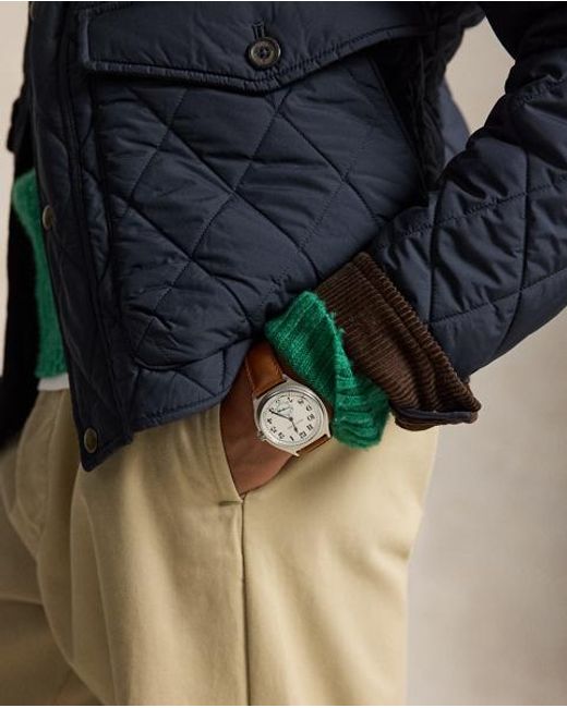 Polo Ralph Lauren Blue Water-repellent Quilted Jacket for men