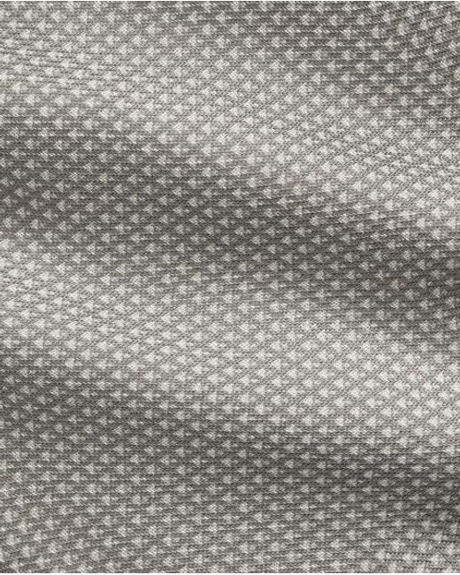 Ralph Lauren Gray Geometric-Print Cashmere-Silk Tie for men