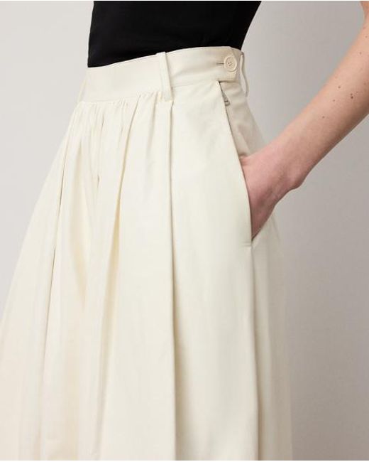 Ralph Lauren Black Vannesa Lambskin Wide-Leg Trouser