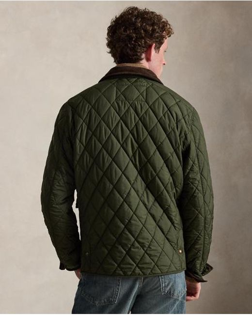 Polo Ralph Lauren Green The Beaton Quilted Jacket for men