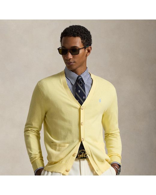 Polo Ralph Lauren Multicolor Cotton V-Neck Cardigan for men