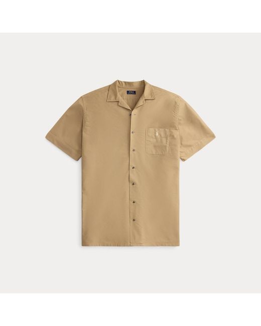 Ralph Lauren Natural Oxford Camp Shirt for men