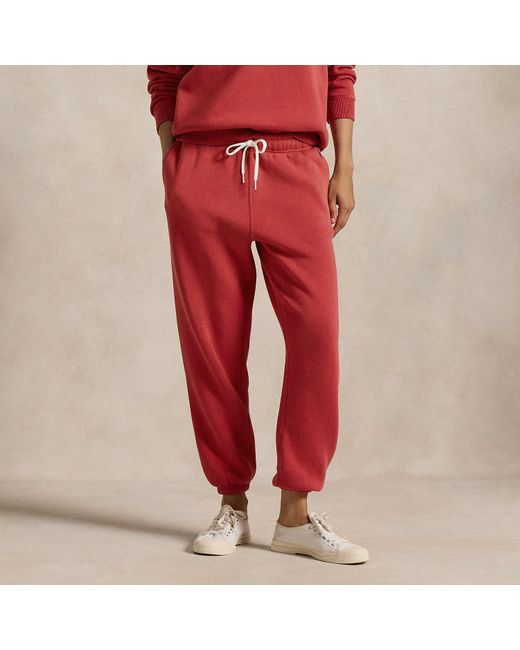 Ralph Lauren Red Fleece Athletic Pant