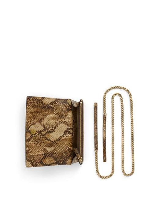 Ralph Lauren Metallic Embossed Medium Adair Ii Crossbody