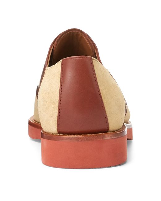 Polo Ralph Lauren Rhett Suede Saddle Shoe in Brown for Men 