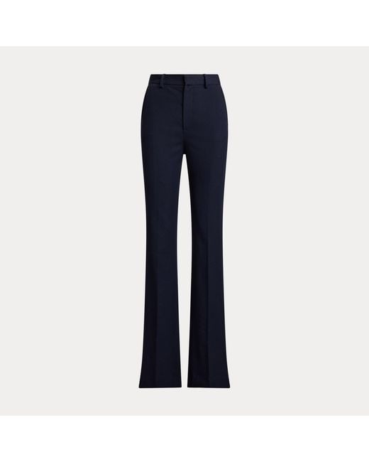 Ralph Lauren Blue Wrigley Grain De Poudre Trouser